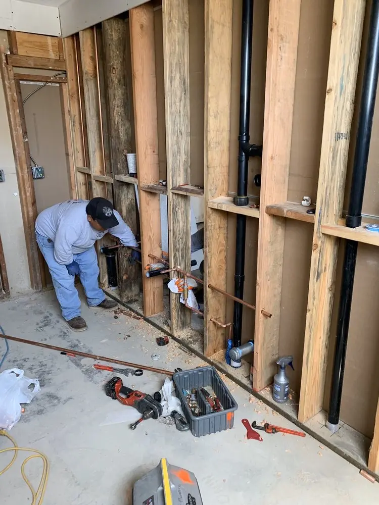 Commercial rough-in plumbing for Trenchless Sewer Repair in Earleville